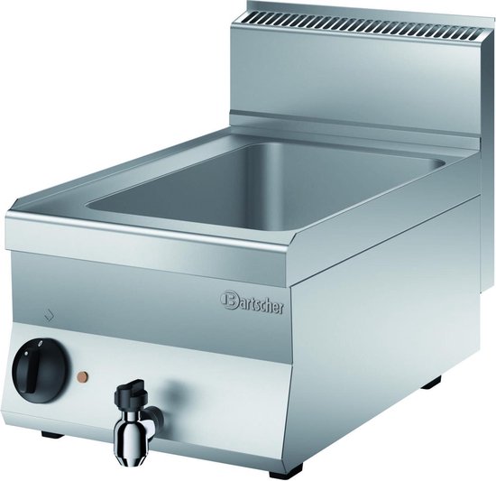 Bain Marie - Elektrisch - Tafelmodel - Aftapkraan - 1x 1/1 GN - Bartscher 115111 - Horeca & Professioneel