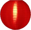 5 x Nylon lampion rood 45 cm - EK2020 Koningsdag versiering rood wit blauw oranje
