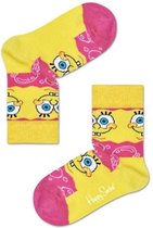Happy Socks Sponge Bob Kids | Say Cheeseburger Sock, 2-3 jaar, Maat 24/26