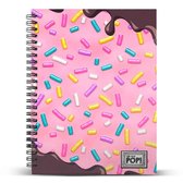 Oh My Pop Sprinkles A4 Notebook