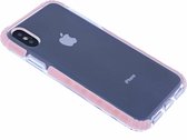 iPhone X / Xs Premium Transparent & Anti Shock TPU Hoesje Roze