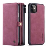 CaseMe Premium Portemonnee hoesje iPhone 11 Rood