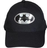 Batman Zilveren Logo Baseball Cap Pet Adults - Officiële Merchandise