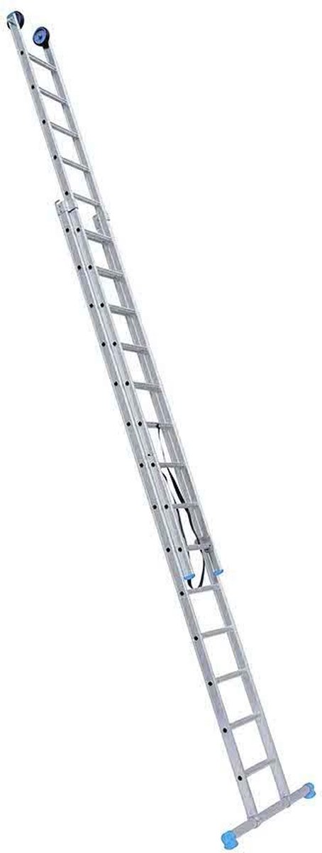 Eurostairs Reform ladder dubbel recht 2x14 sporten + gevelrollen