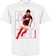 Maldini Short Shorts T-shirt - Wit - XS