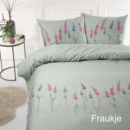 Papillon Fraukje - Dekbedovertrek - + 60x70 - Groen