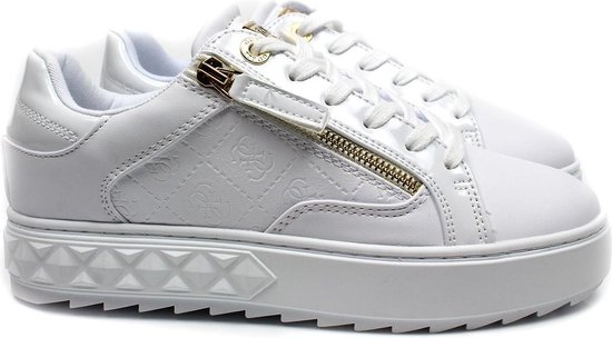 Guess Figgi dames sneaker - Wit - Maat 36 | bol.com