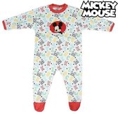 Baby Rompertje met Lange Mouwen Mickey Mouse Wit