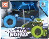 Big Wheels World Auto Blauw