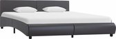 Bedframe kunstleer grijs 180x200 cm