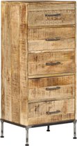 Ladekast 45x35x106 cm massief mangohout