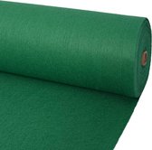 Tapijt effen 1,6x12 m groen