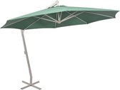 Zweefparasol met aluminium paal 350 cm groen