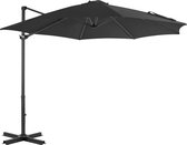 Zweefparasol met aluminium paal 300 cm antraciet