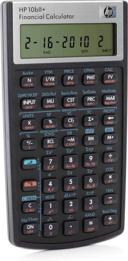 HP 10bII+ financiële rekenmachine | bol