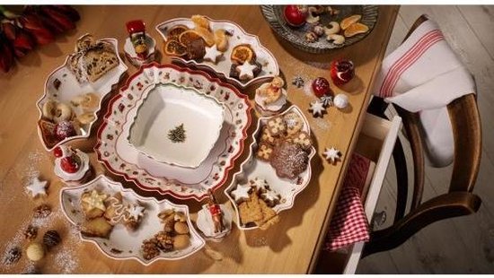 Villeroy & Boch Christmas Toy's Delight Assiette de service - 26 x 26 cm -  Noël | bol.com