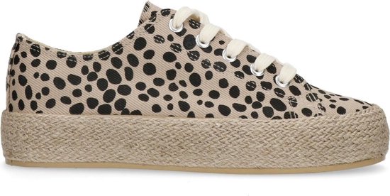 Sacha - Dames - Platform sneakers met cheetahprint - Maat 39 | bol.com