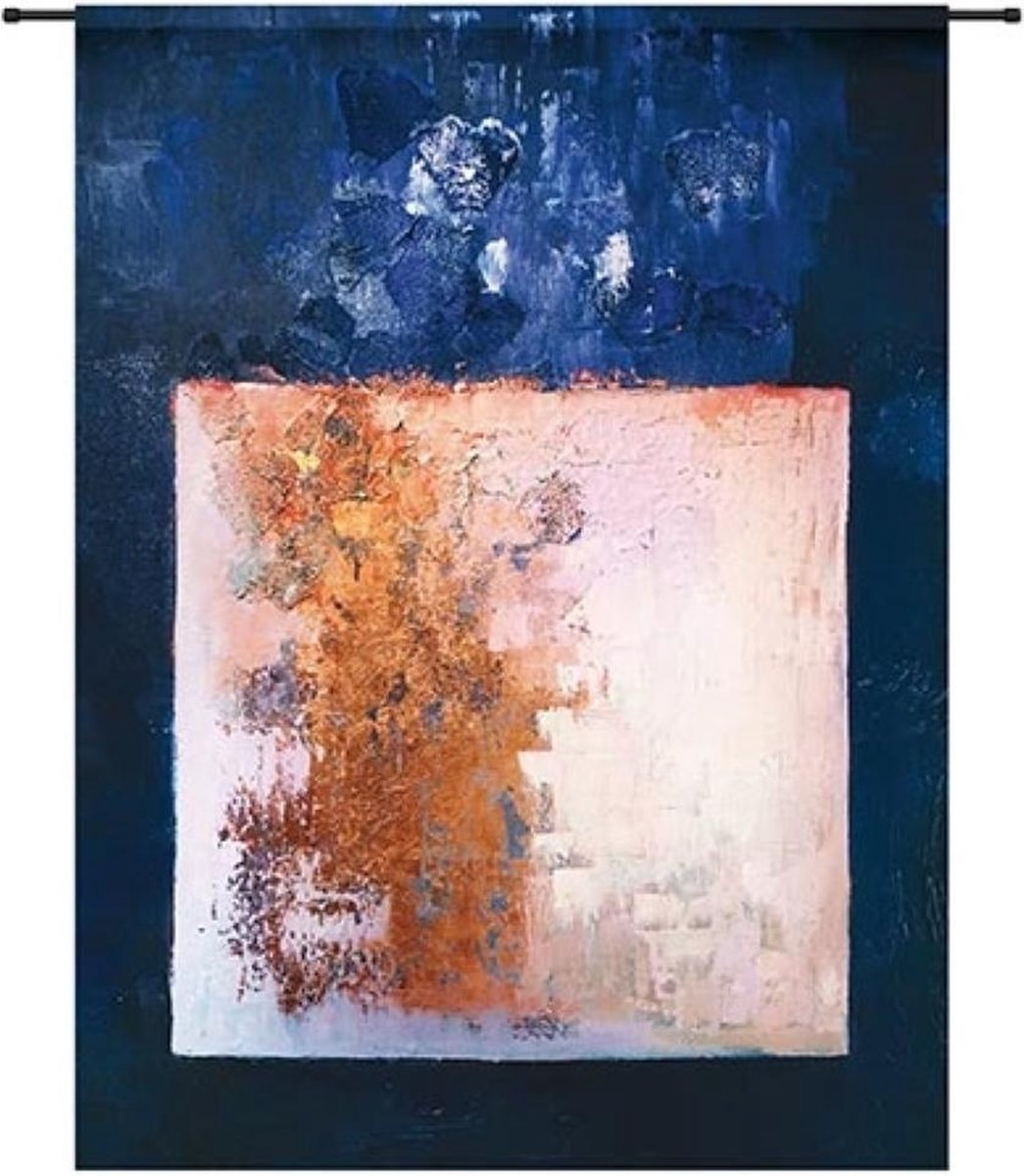 Fantasy Collection Urban Cotton Wandkleed Abstract in E-mineur 145x190 cm