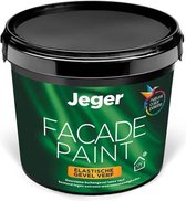 Jeger muurverf voor buiten - 5 liter - Crèmewit (RAL 9001) - Semi-Mat/Satijn - Elastische Gevelverf