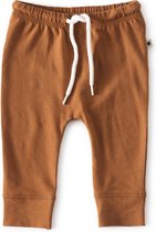 Little Label - baby - broekje - bruin - maat 62 - bio-katoen
