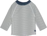 Lässig Splash & Fun Lange mouw Rashguard UV zwemshirt – Striped blue maat 74/80  7-12 maanden