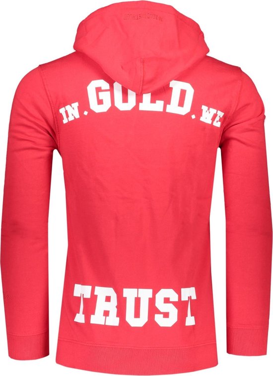 talent Bandiet relais In Gold We Trust Sweater Rood Rood Getailleerd - Maat XL - Heren -  Lente/Zomer... | bol.com