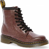 Dr. Martens - Meisjes Laars 1460 J Glitter Rose Brown Coated Glitter - Bruin - Maat 34