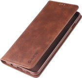 AZNS Retro Samsung Galaxy S10 5G Portemonnee Stand Hoesje Coffee
