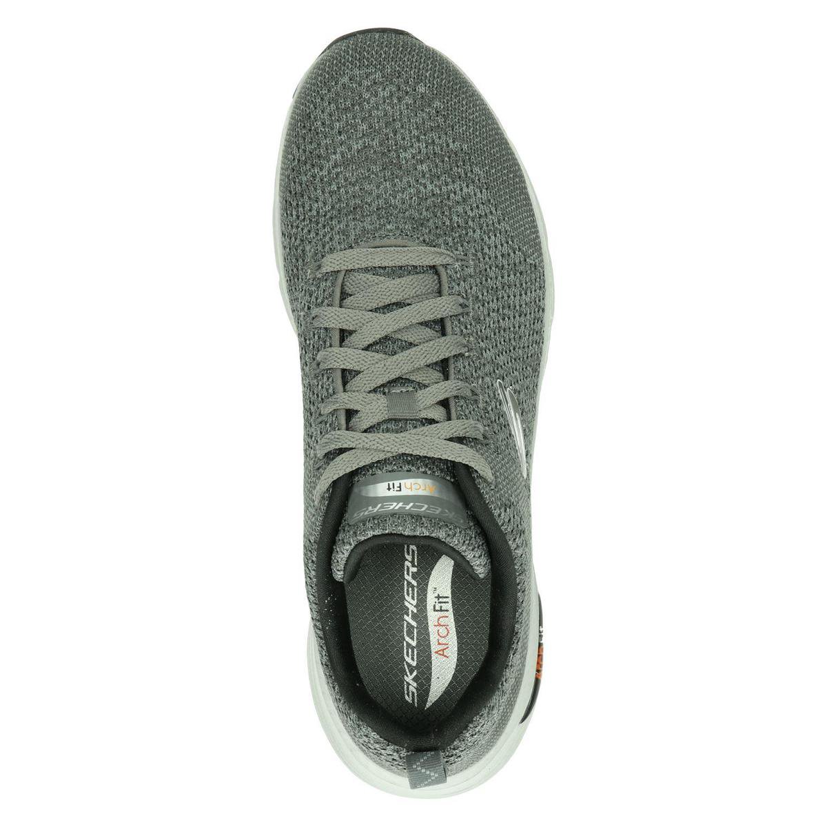 Skechers Arch Fit heren sneaker - Grijs - Maat 42 | bol.com