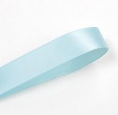 Satijn Lint 16mm (1,6cm) | Satijnlint | Licht Blauw (305) | Luxe Dubbelzijdige Kwaliteit | Cadeau Lint | Geboortelint Babylint | Rol van 22,85 Meter