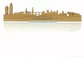 Standing Skyline Amsterdam Eikenhout - 40 cm - Woondecoratie design - Decoratie om neer te zetten - WoodWideCities