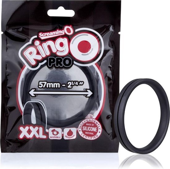 SCREAMINGO RingO Pro XXL - Penisring van siliconen voor langduriger sex -  57mm | bol