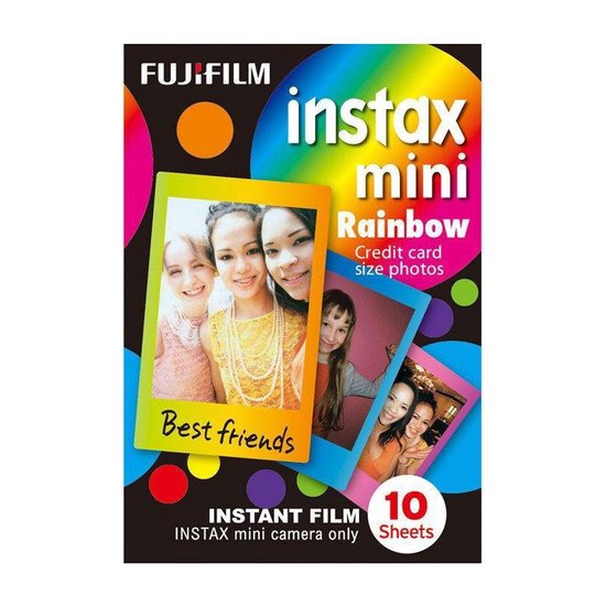 Fujifilm Instax Mini Colorfilm - Rainbow - 10 stuks