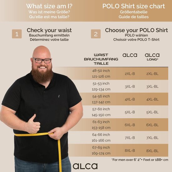 Alca Classic 1-pack T-Shirt Ronde hals Blauw 3XL-B buikmaat 129-134 cm Het perfect passende Tshirt voor een buikmaatje meer