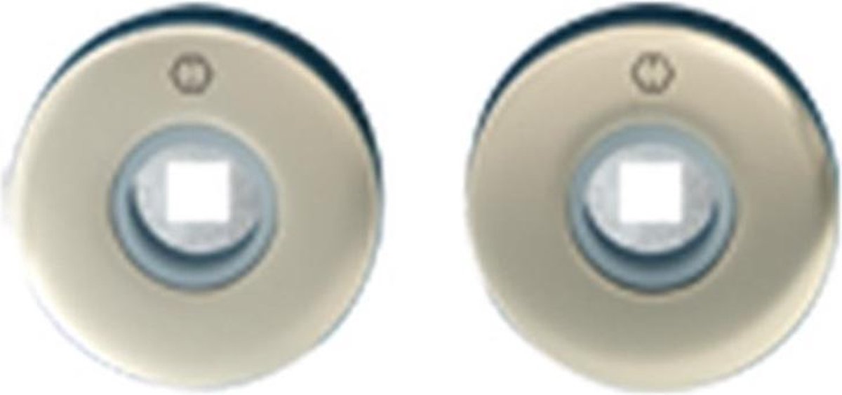 Hoppe krukrozetten - 52 mm rond - met veer - 42kv F2