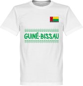 Guinea-Bissau Team T-Shirt - Wit - 5XL