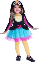 Amscan Kostuum Toucan Cutie Meisjes Zwart/roze 3-4 Jaar 4-delig