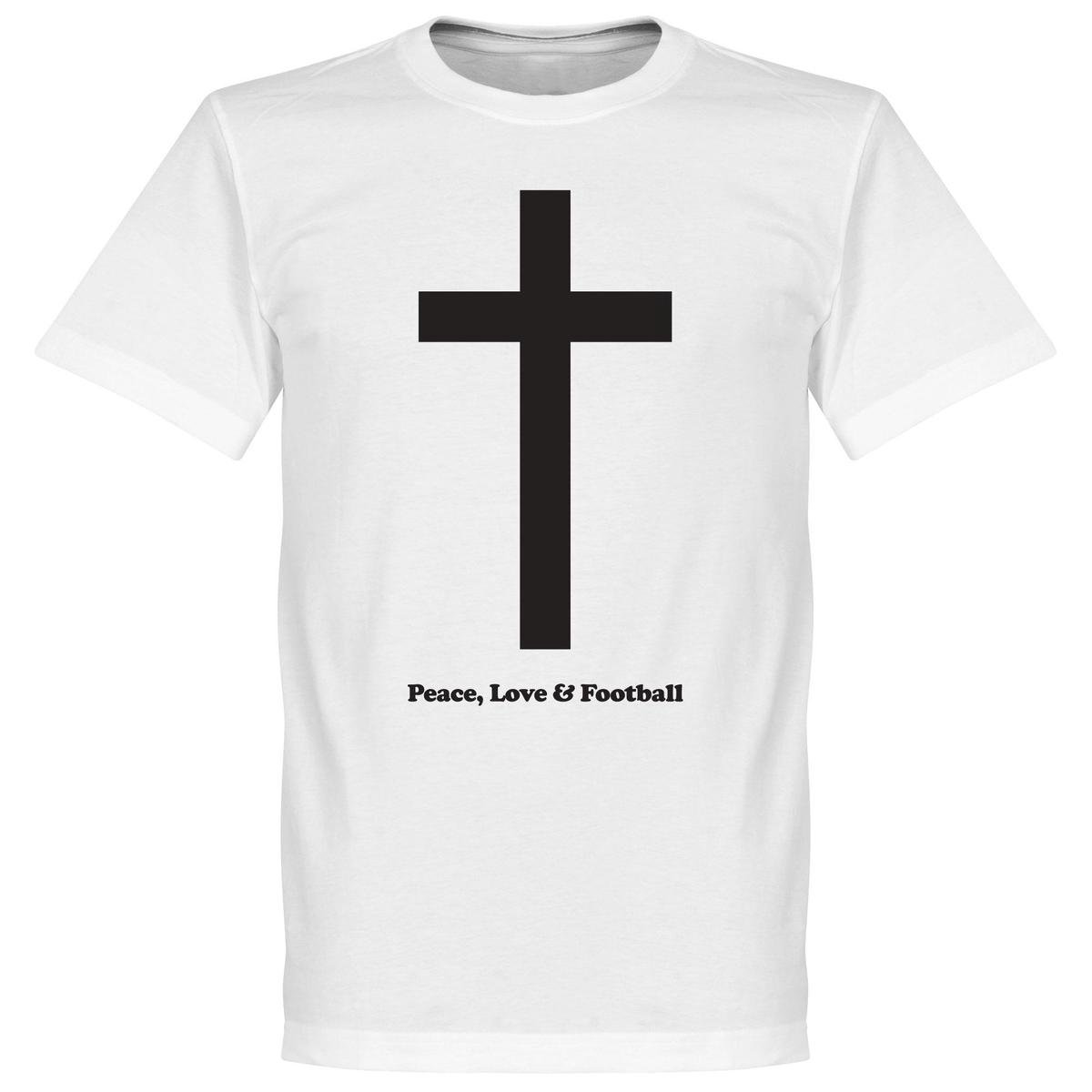 Peace, Love, Football T-shirt - 5XL