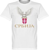 T-shirt à logo Serbie - L