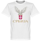 T-shirt à logo Serbie - 5XL