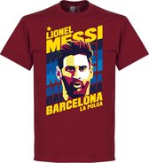 Messi Portrait Barca T-Shirt - M