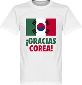 Gracias Corea! T-Shirt - Wit - XL