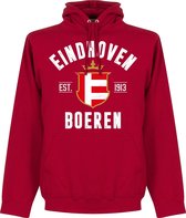 Eindhoven Established Hooded Sweater - Rood - S