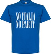 No Italia No Party T-Shirt - XXXL