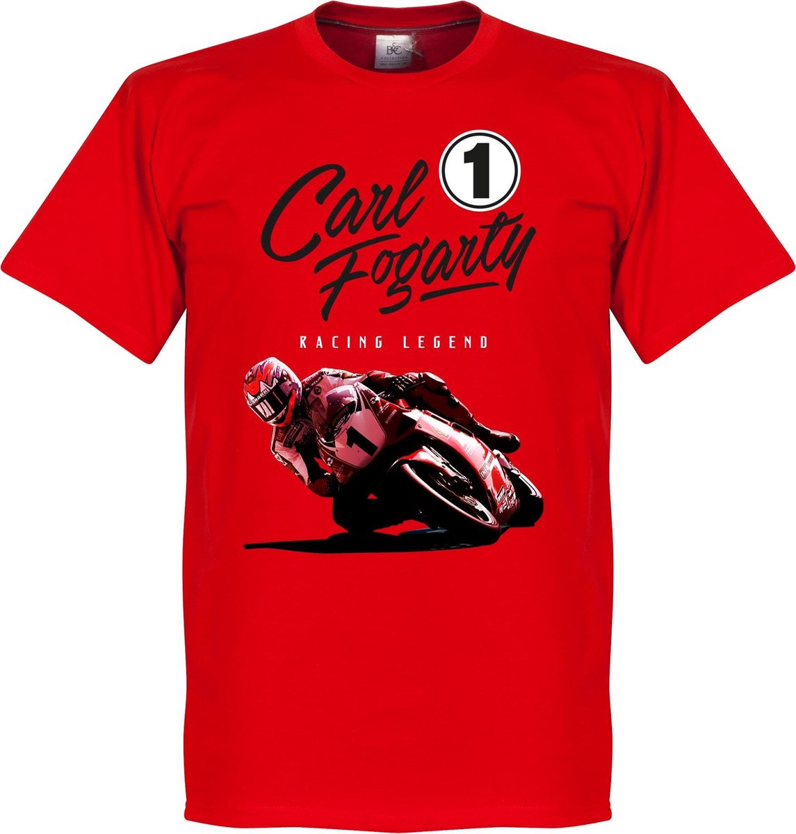 Carl Fogarty T-Shirt - Rood - XXL