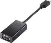 HP - Externe video-adapter - USB-C - D-Sub - zwart - voor Elite c1030; EliteBook 83X G7, 84X G7, 85X G7; EliteBook x360; ZBook Create G7, Studio G7