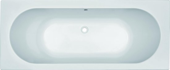 Xellanz Portus RD inbouwligbad 170x70x43cm duobad acryl glans wit