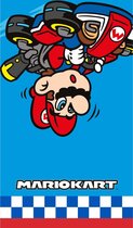 Nintendo Super Mario kart strandlaken/badlaken - Zwemhanddoeken/strandlakens/badlakens/handoeken voor jongens/meisjes