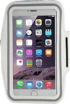 Shop4 - iPhone 6 Plus / 6s Plus - Sport Armband Reflector Wit