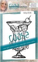COOSA Crafts Clear stamp - Fusion #10 Sexy drink